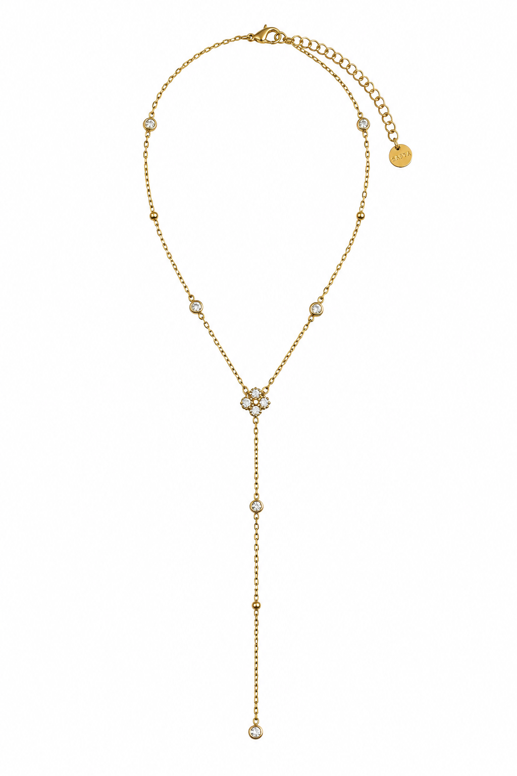 Collier Médina doré à pendentif floral — Saeya Jewels