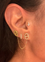 Boucle d’oreille double Ora