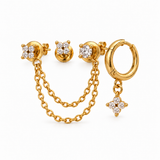 Ensemble de boucles d’oreilles Shiny
